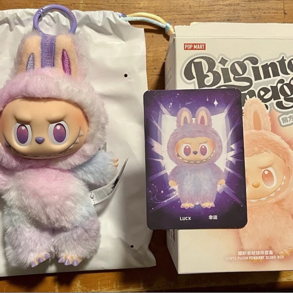 AUTHENTIC POP MART LABUBU The Monsters Big Into Energy - Luck Confirmed